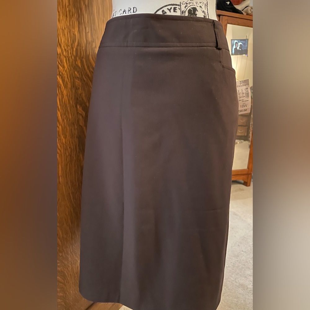 Dress Barn pencil skirt Brown Size 18